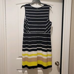 I Le Women's Dress Size 18, Striped multicolor